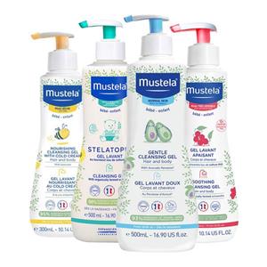 شامپو موستلا Mustela (شامپو سر و بدن خشک) 