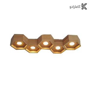 لوستر چوبی طرح كندو آرتا مدل ۴۹۱/۵