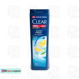 شامپو کلیر CLEAR ضد شوره مردانه مدل SHOWER FRESH 400 ml