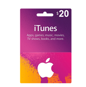 گیفت کارت اپل 20دلاری