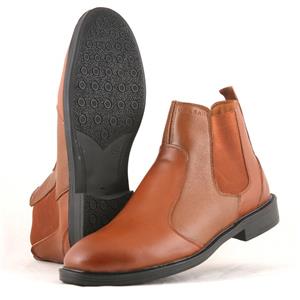 نیم بوت مردانه چرم مدل آرکا کد 562-MC
