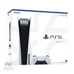 کنسول بازی سونی مدل PlayStation 5 رنگ سفید - White ریجن ۲ اروپا - سری ۱۲۱۶ - گارانتی رسمی ۱۲ nماهه گاندو سرویس