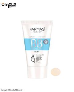 کرم پودر BB فارمسی رنگ روشن SPF15 شماره 01 حجم 50 میلی لیتر
