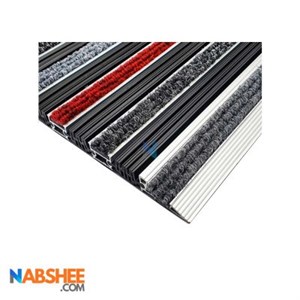 پادری آلومینیومی 2 سانتی موکت و پی وی سی PVC دورمت doormat کد D350