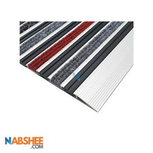 پادری آلومینیومی 1 سانتی با رویه موکت و پی وی سی PVC دورمت doormat کد D150