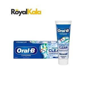 خمیر دندان اورال بی محافظت کننده Oral-b complete protect clean حجم 75 میل