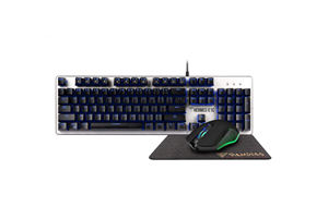 کیبورد و ماوس گیم دیاس HERMES E1C همراه با پد ماوس