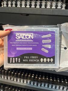 اسمایل پیپر 4 فرم 48 عددی میکس با قالب کاشت موقت در 4 فرم 96 عددی کاشت ناخن سالن Salon