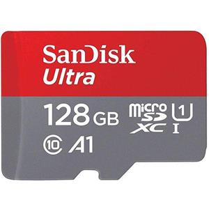 کارت حافظه Micro SDXC سن دیسک UHS-i Class 10 همراه با آداپتور SD ظرفیت 128GB SanDisk UHS-I Class 10 microSDXC With Adapter – 128GB MEMORY SANDISK  micro SD 128G 100 MB/s