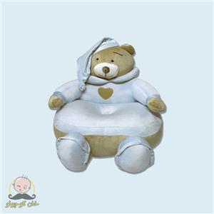 مبل کودک مخمل طرح خرس نانان