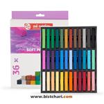 پاستل گچی 36 رنگ Soft pastel برند رویال تلنز Royal talens