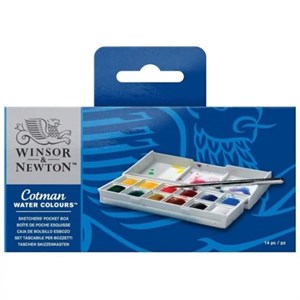 ست 21 تکه آبرنگ برند وینزور و نیوتون Winsor & Newton
