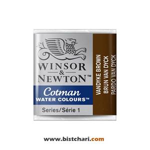 رنگ آبرنگ Vandyke brown برند وینزور و نیوتون Winsor & Newton