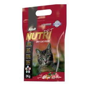 غذای خشک گربه بالغ نوتری پت Nutri Pet وزن 2 کیلوگرم