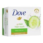 صابون داو خیار و چای سبز مدل fresh touch  Dove fresh touch Beauty Cream Bar حجم 135 گرمی