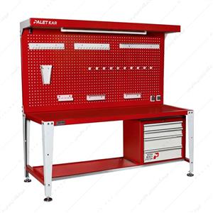 میز کار کارگاهی مدل D-1410-L برند پالت کار
