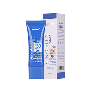 لوسیون ضد آفتاب با SPF 50(بژروشن) مناسب پوست چرب ام ان دی | MND