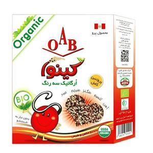 کینوا سه رنگ ارگانیک اُ ب مقدار 250 گرم OAB Tricolor Organic 200gr 