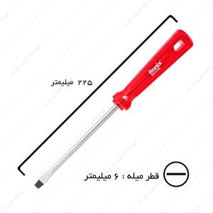 پیچ گوشتی دوسو سایز 125×6 میلی متر کد RH 2768 برند رونیکس 