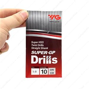 مته 5 میلی متر آلیاژ SUPER HSS برند وای جی