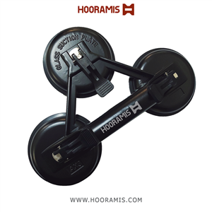 قاپک ۳ تایی شیشه برند MUE مدل GS-۳(K) با توان لیفتینگ  ۲۱۰ کیلوگرم ( مشکی رنگ)