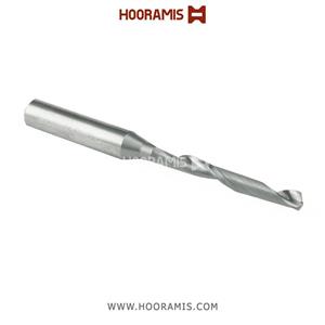 مته اختصاصی دو کاناله ۸*۸۰*۴۰*۵ از جنس Solid Carbide جهت ایجاد شیار آب بر روی پروفیلهای uPVC در ماشینهای Elumatec Sturz etc 