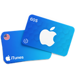 گیفت کارت ۶۰ دلاری اپل آیتونز آمریکا