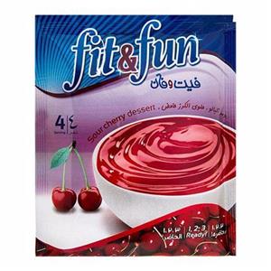 دسر آلبالو فیت و فان مقدار 110 گرم Fit And Fun Sour Cherry Dessert 110gr