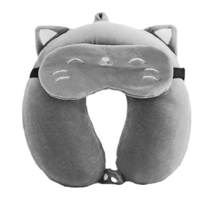 بالش گردنی طرح گربهچشم بند خواب | برند دی دل