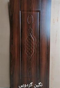 درب چوبی HPL طرح نگین گردویی