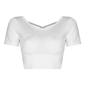 نیم تنه آستین کوتاه ورزشی زنانه نایک مدل KRS-2B1791 سفید