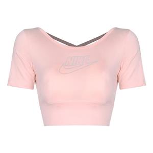 نیم تنه آستین کوتاه ورزشی زنانه نایک مدل KRS-2B1791 صورتی