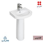 روشویی پایه دار لاندیس سایز 55 درجه 1