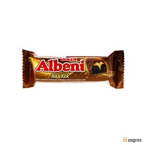 کیک کاکائویی با مغز کارامل و روکش شکلاتی آلبنی اولکر 45 گرم