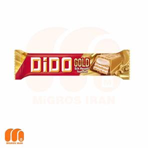 ویفر با مغز شکلات سفید شیری اولکر مدل Dido Gold وزن 36 گرم