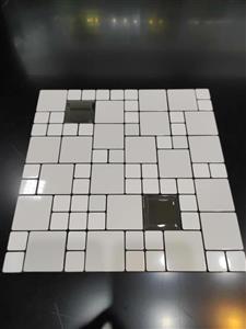 تایل بین کابینتی پشت چسب دار مدل D32 (دیوار پوش آلومینیومی)