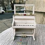 پیانو موزیکال،جاجواهری،جعبه موزیکال کشودار با عروسک رقص باله چرخشی|کادو ولنتاین