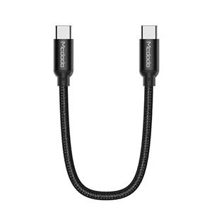 کابل تبدیل فست شارژ Mcdodo CA-7640 Type-C To Type-C PD QC4 3A 20cm ا Mcdodo CA-7640 Type-C To Type-C PD 60W QC4.0 20cm Fast Charging Cable کد 5229