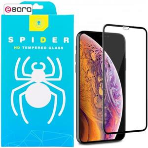 محافظ صفحه نمایش اسپایدر مدل Super Hard 5D مناسب برای گوشی موبایل اپل Iphone XS Max