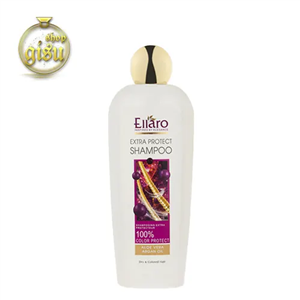 شامپو فاقد سولفات الارو مناسب موهای رنگ شده و حساس(Ellaro Extra Protect Shampoo) – حجم 400 میل 
