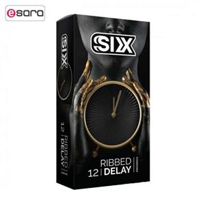 کاندوم سیکس مدل Ribbed Delay بسته 12 عددی