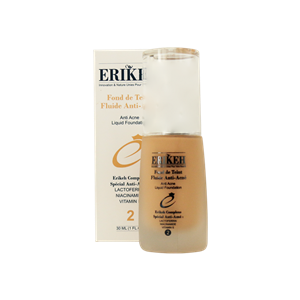 کرم پودر ضدجوش و اکنه اریکه شماره 2 Erikeh Fluid Anti Acne 