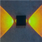 چراغ دکوراتیو دو طرفه کبریتی زمرد نور (رنگ پایه/2*1W,3W) کد 2-146