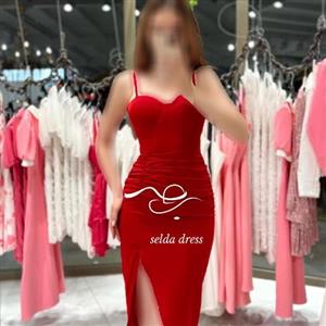 مدل لباس کوتاه مجلسی دخترونه خوشگل قرمز ۱۸۵۰