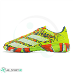 کفش فوتبال سایز کوچک آدیداس پردیتور Adidas Predator IN Green Orange