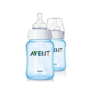 شیشه شیر کلاسیک 260 میل 1 عددی بدون حلقه اونت Feeding bottel ml ClassicAvent 