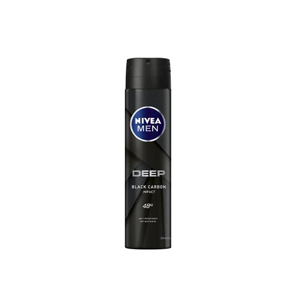 اسپری مردانه دیپ بلک کربن نیوآ Deep Black Carbon NIVEA