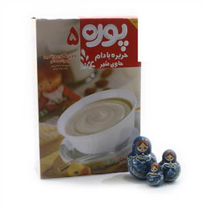 پوره 5 حریره بادام حاوی شیر  250 گرمی
