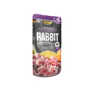 پوچ سگ بلکاندو با طعم گوشت خرگوش, ارزن و سیب‌زمینی شیرین Belcando Rabbit With Millet & Sweet Potato وزن 125 گرم