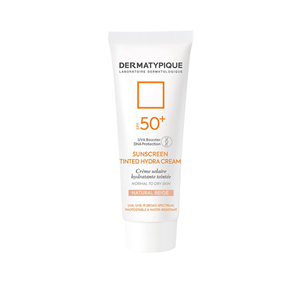 کرم ضد آفتاب بژ طبیعی درماتیپیک با SPF 50 مناسب پوست خشک Dermatypique Tinted Sun Screen Cream For Normal To Dry Skin 
